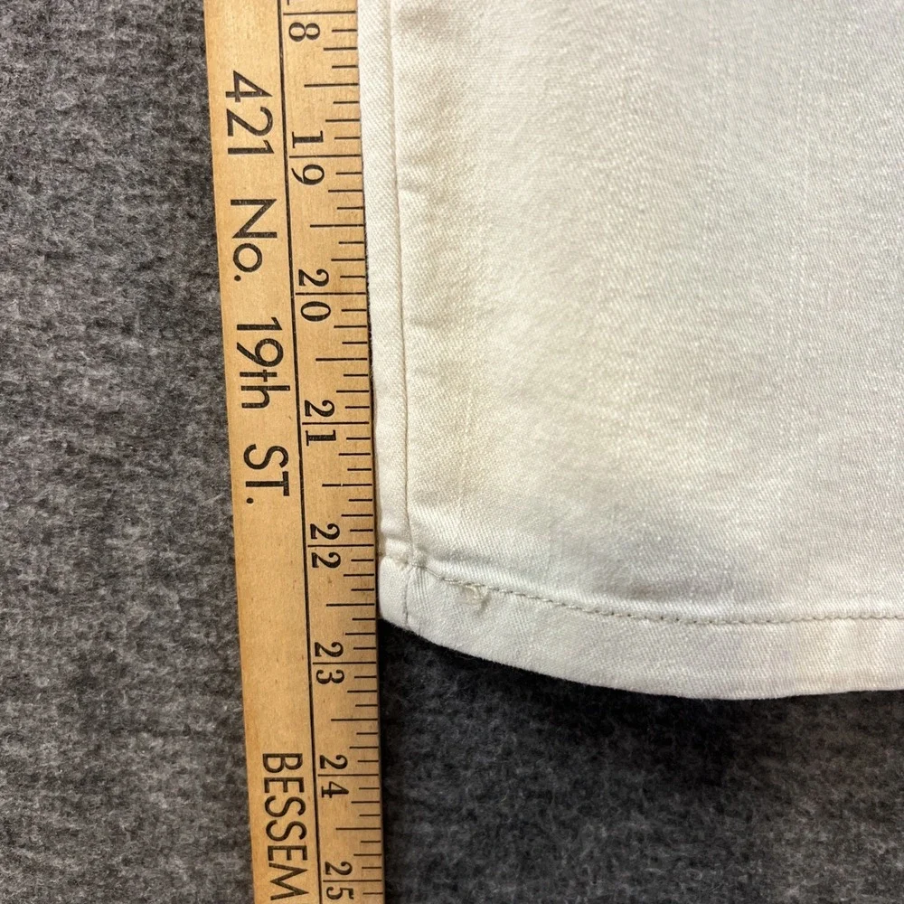 EUC! Gloria Vanderbilt Size Missy 10 Ivory‎ Stretch